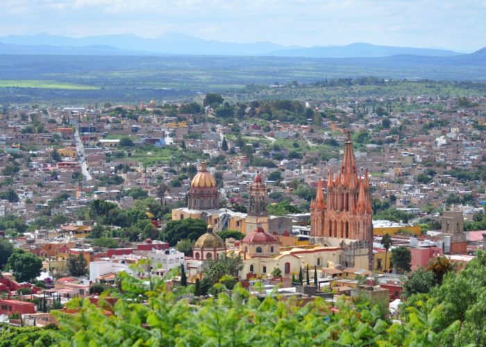 Vue aérienne de San Miguel de Allende