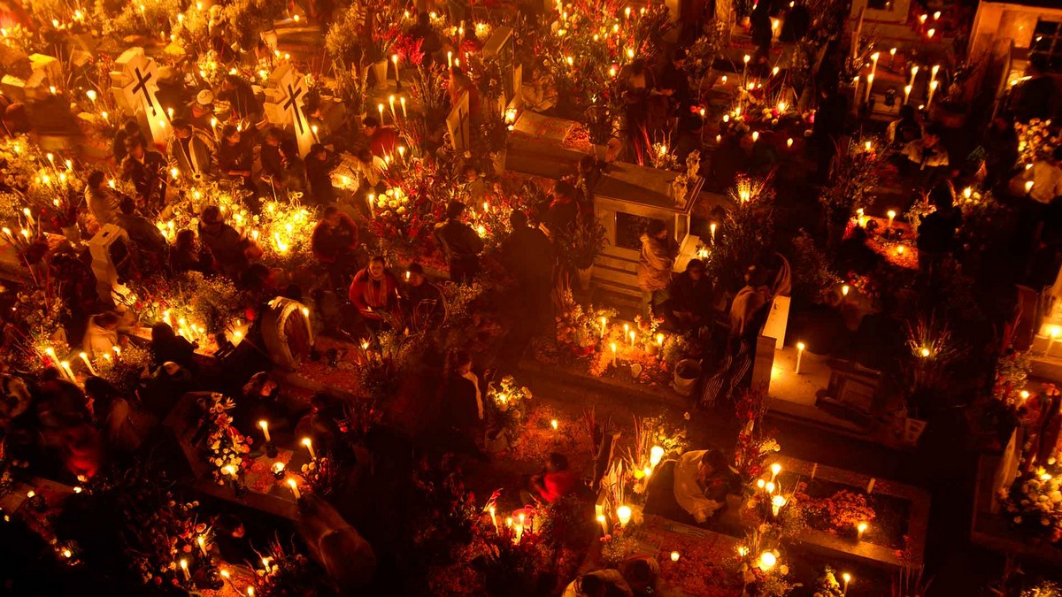 Dia de los muertos cimetière - Xplore Mexique