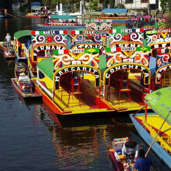 barques à Xochimilco