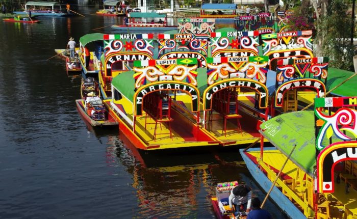 barques à Xochimilco