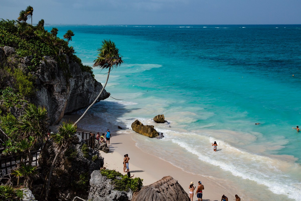 plage site tulum - Xplore Mexique